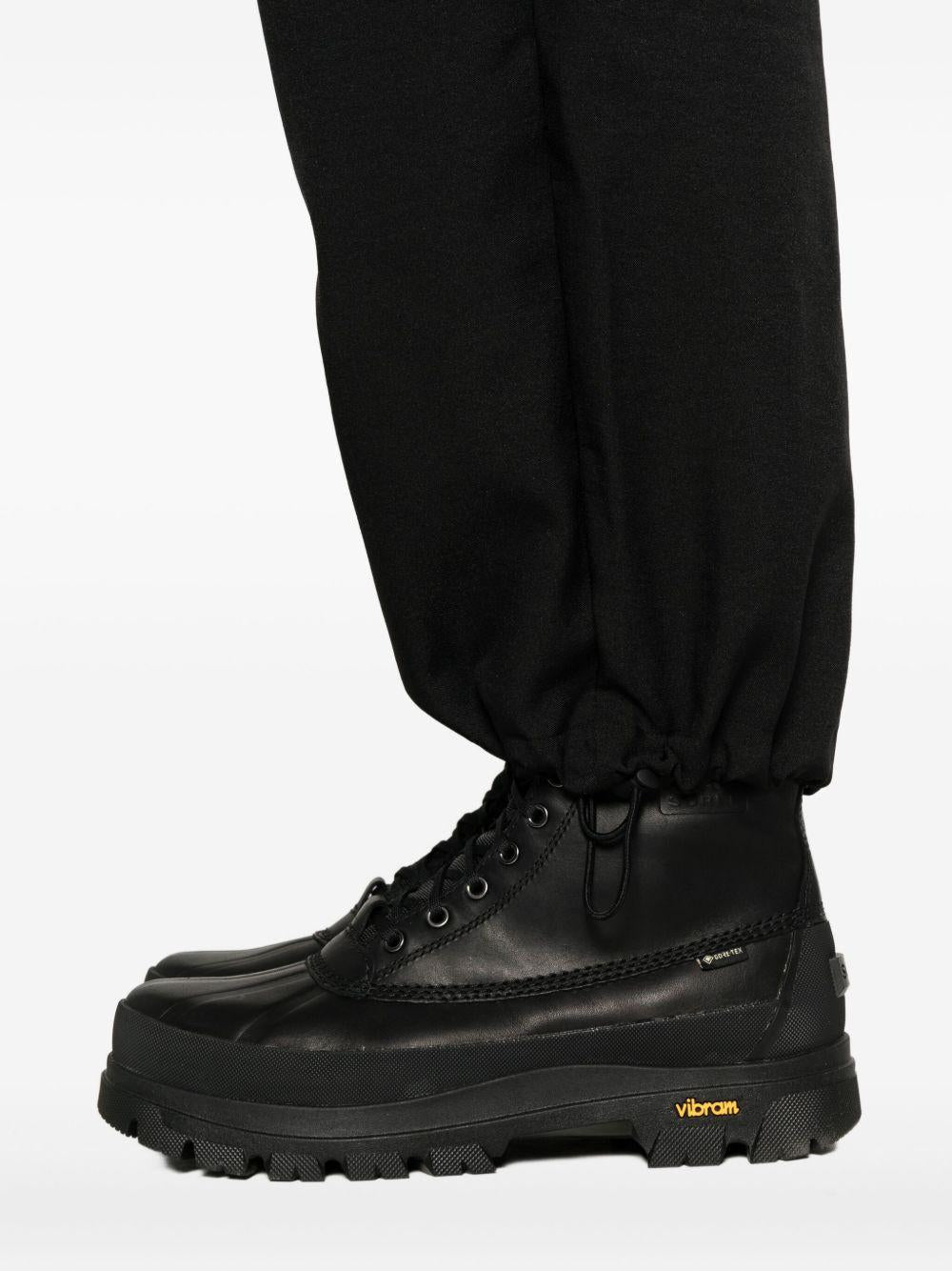 Pantaloni con coulisse neri 