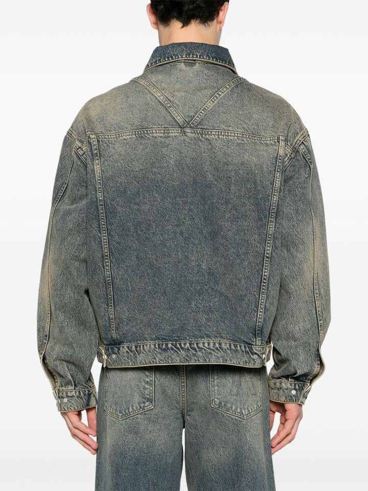 Giacca denim blu cream R4 