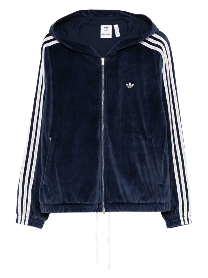 Felpa blu navy con zip 
