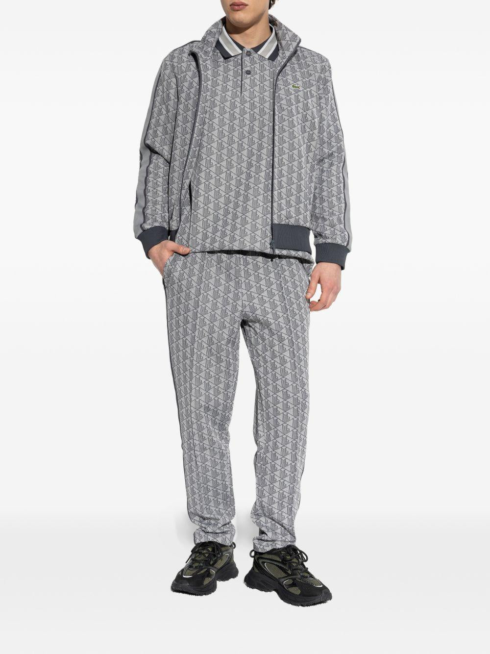 Polo grey con monogramma 