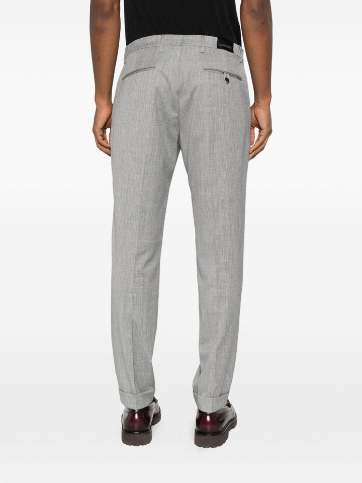Pantaloni Mc Frederick con pieghe grigio 