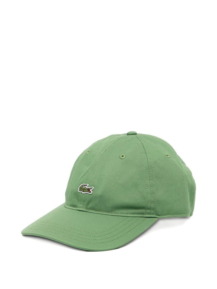 Cappello da baseball verde con logo 