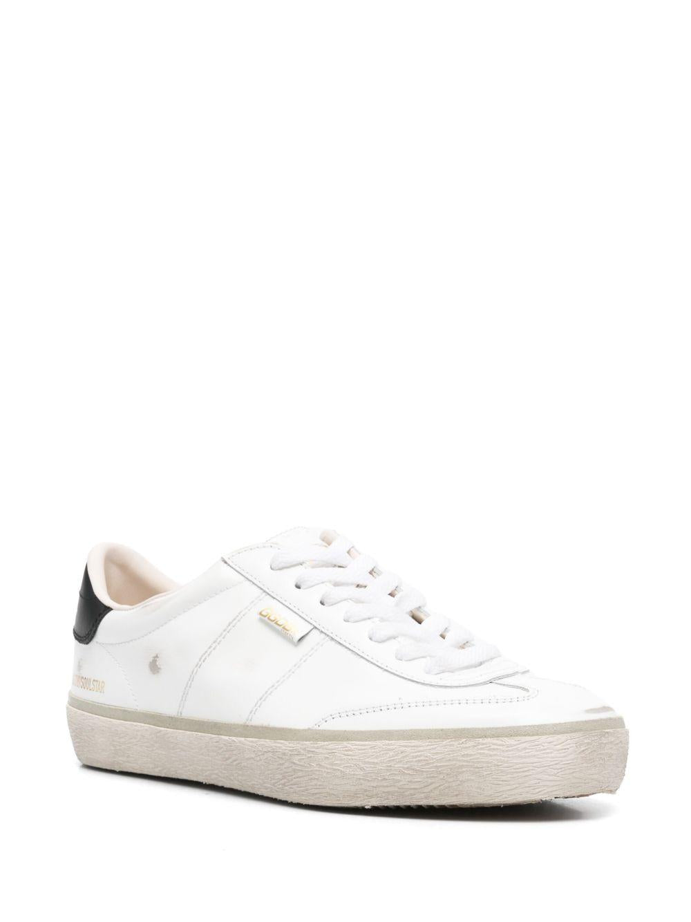 Sneakers Soul Star bianche con effetto vissuto e rinforzo a contrasto 