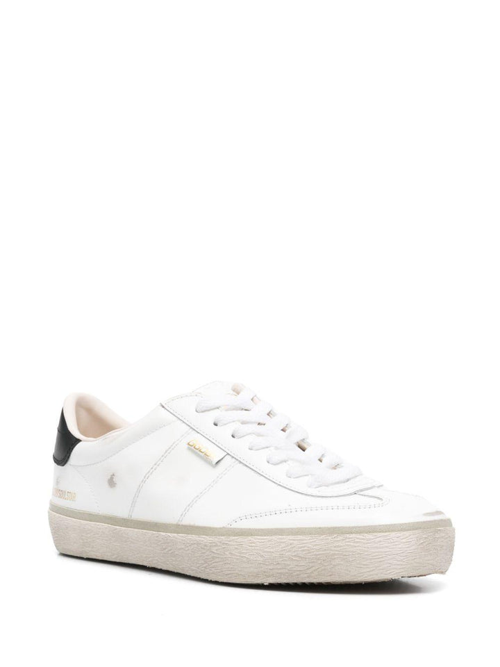 Sneakers Soul Star bianche con effetto vissuto e rinforzo a contrasto 