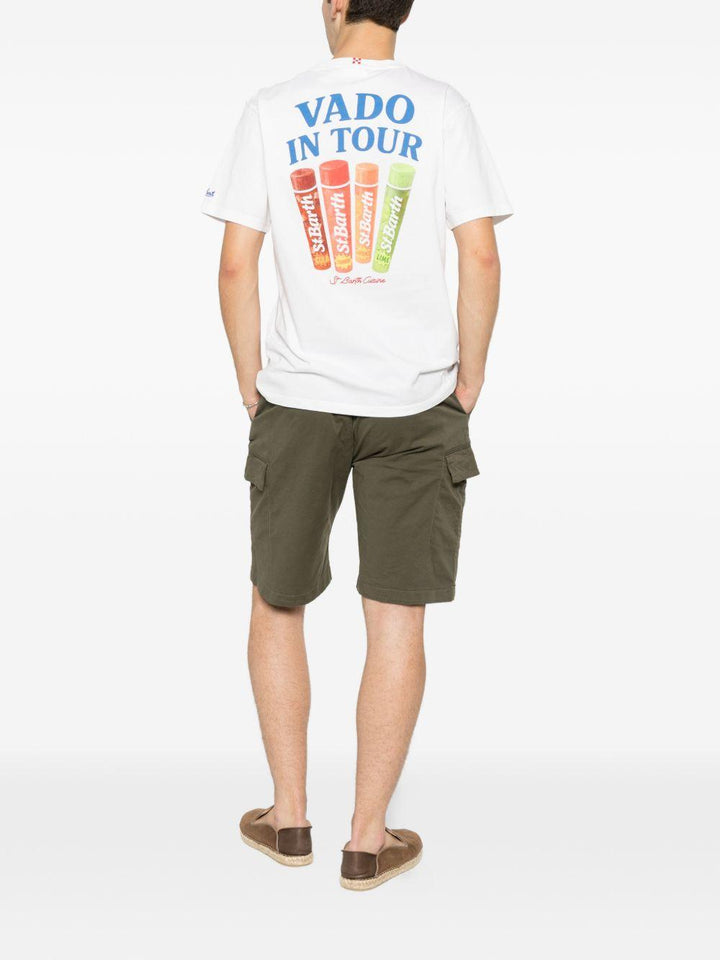 T-shirt bianca con stampa 