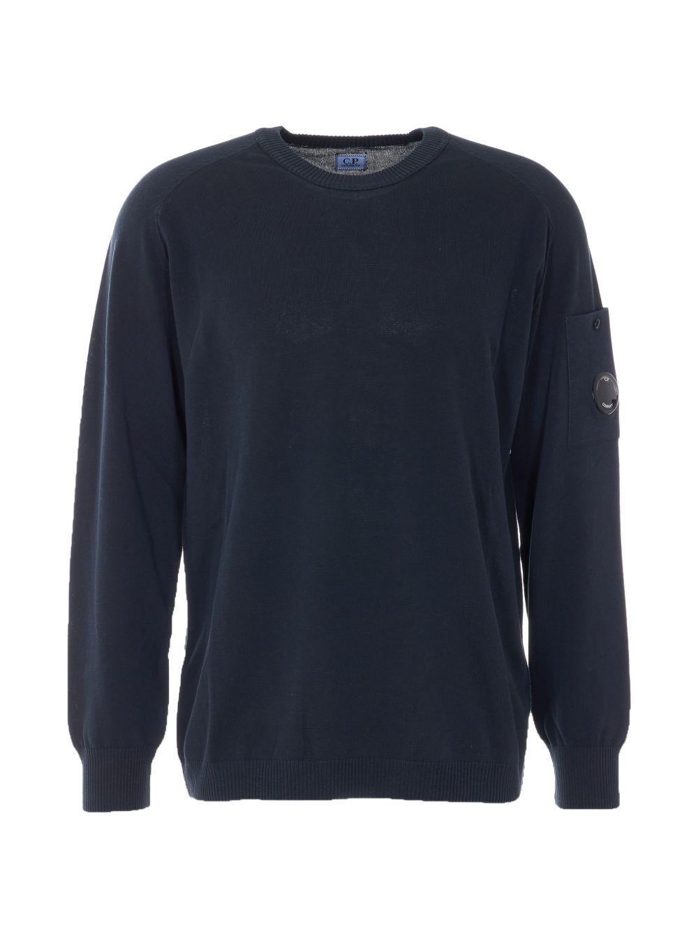 Maglione con taschino nero 