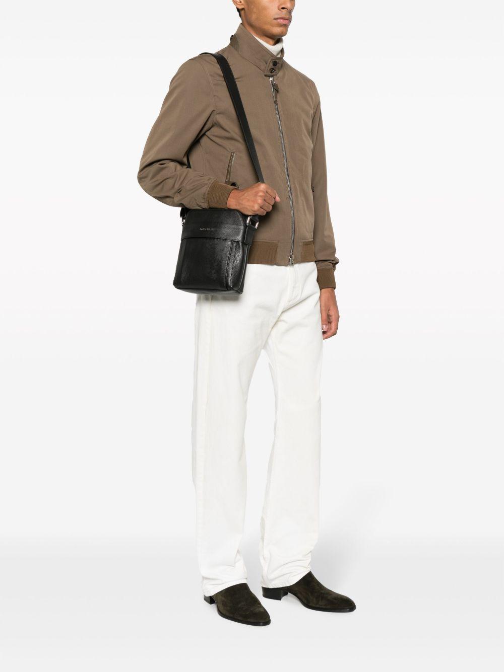 Borsa messenger Micron mini nera 