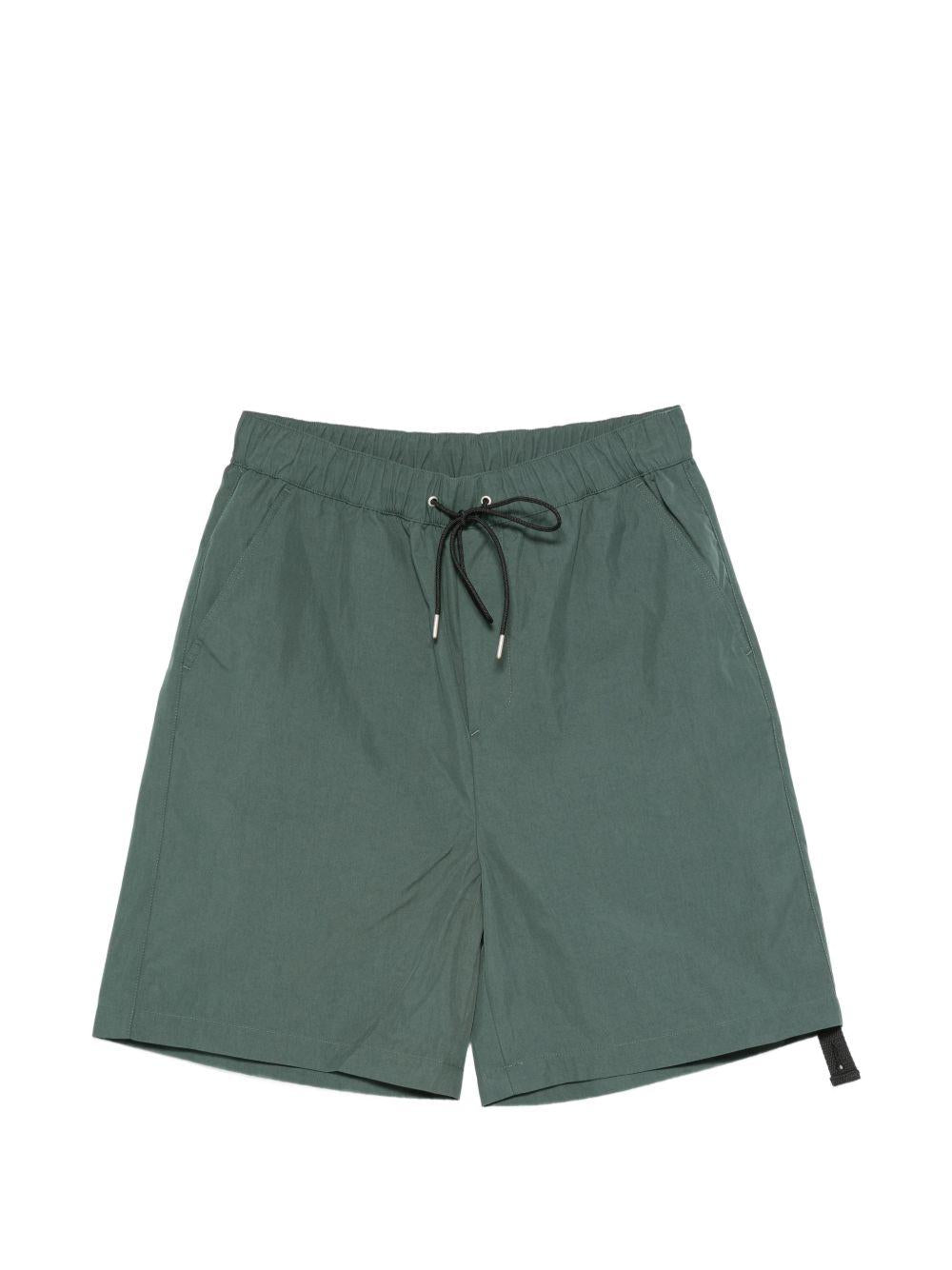 Shorts con coulisse verde scuro 