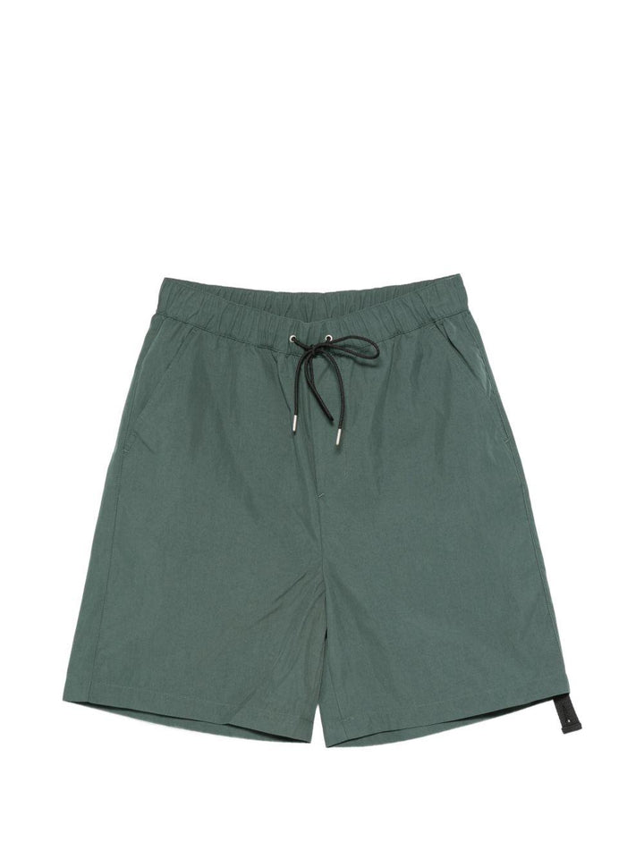 Shorts con coulisse verde scuro 