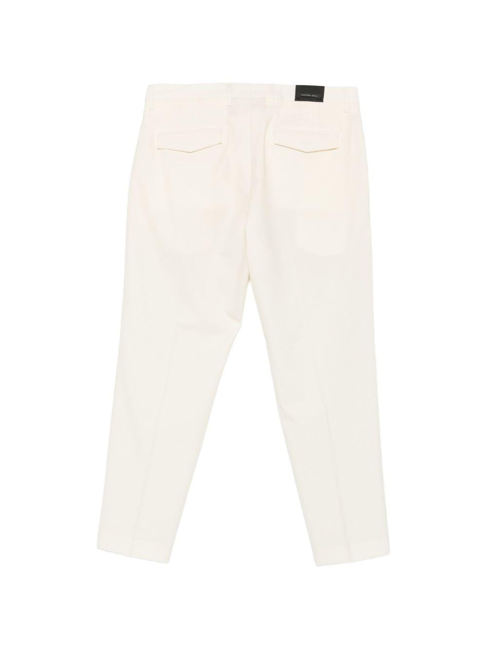 Pantaloni sartoriali panna 