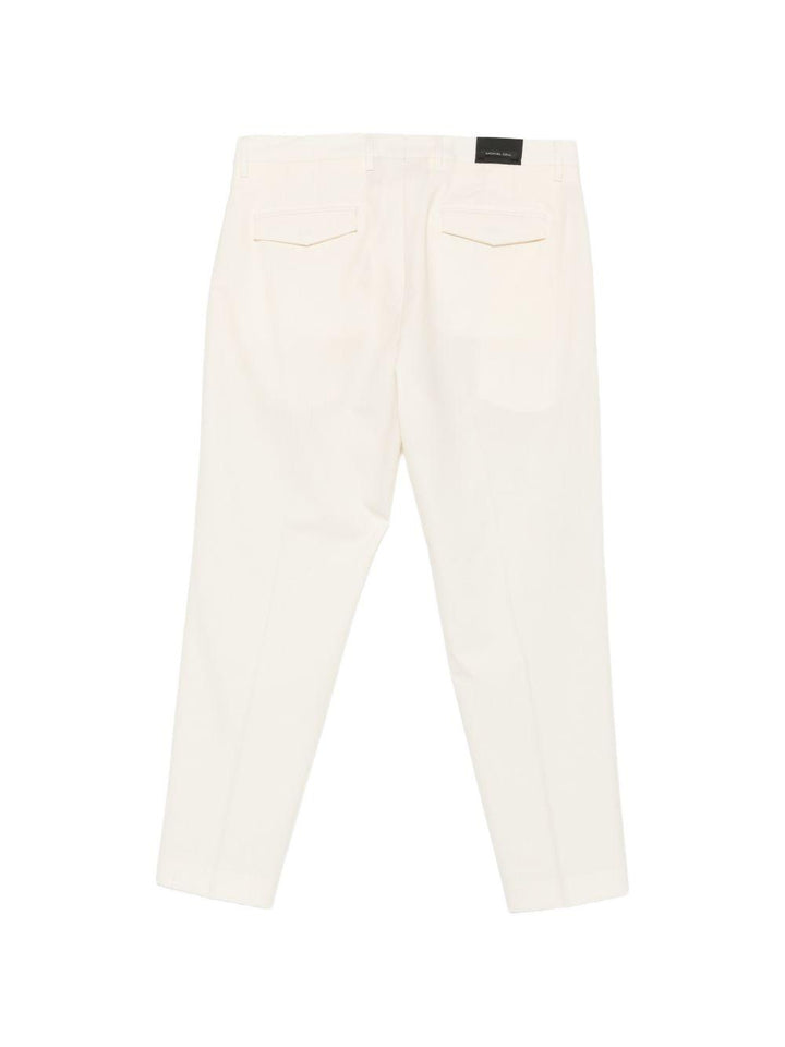 Pantaloni sartoriali panna 
