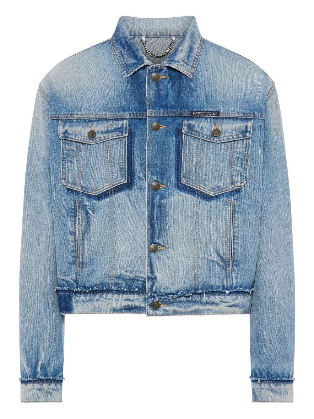 Giacca in denim blu 