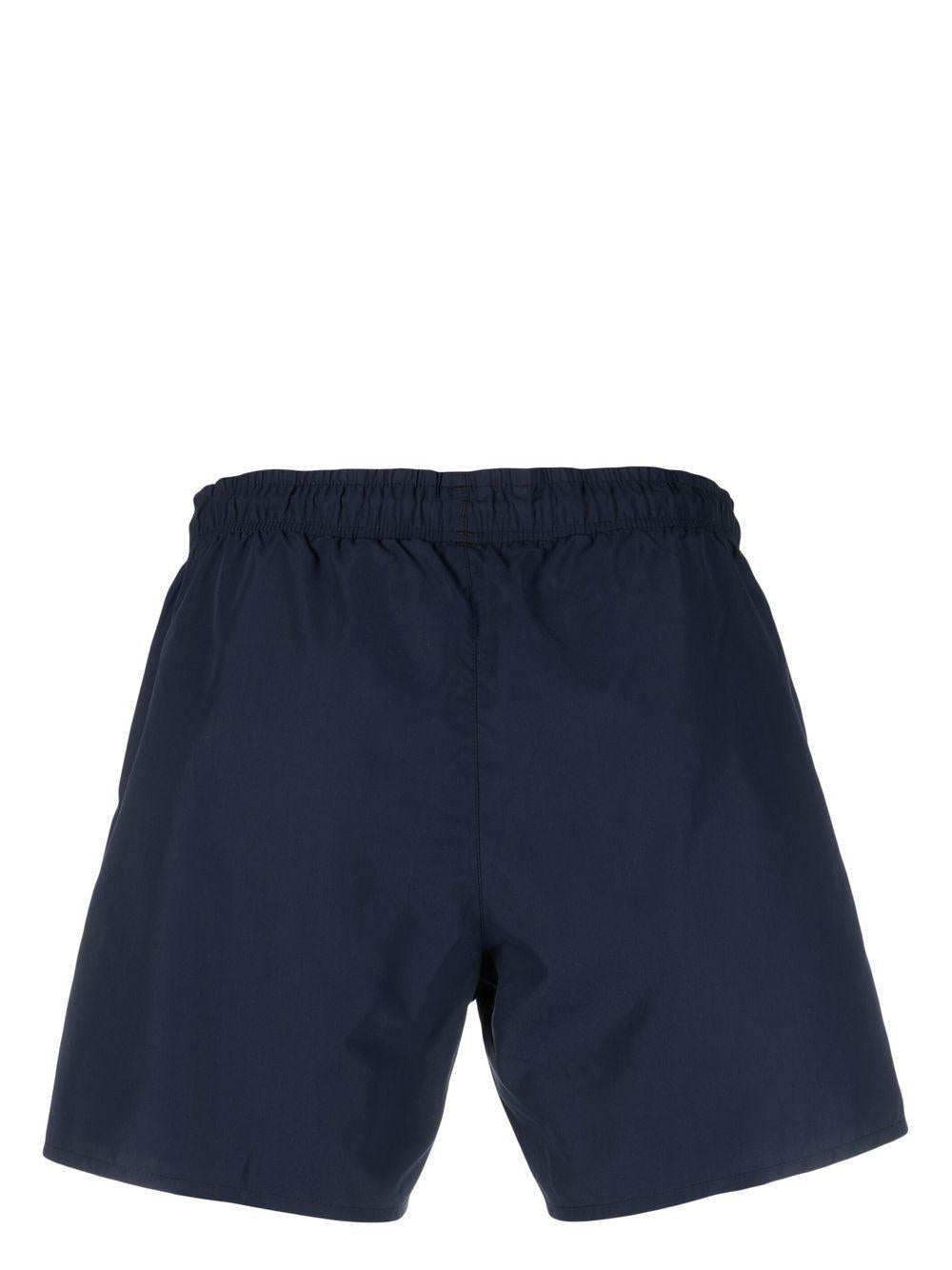 Costume da bagno blu navy con ricamo 