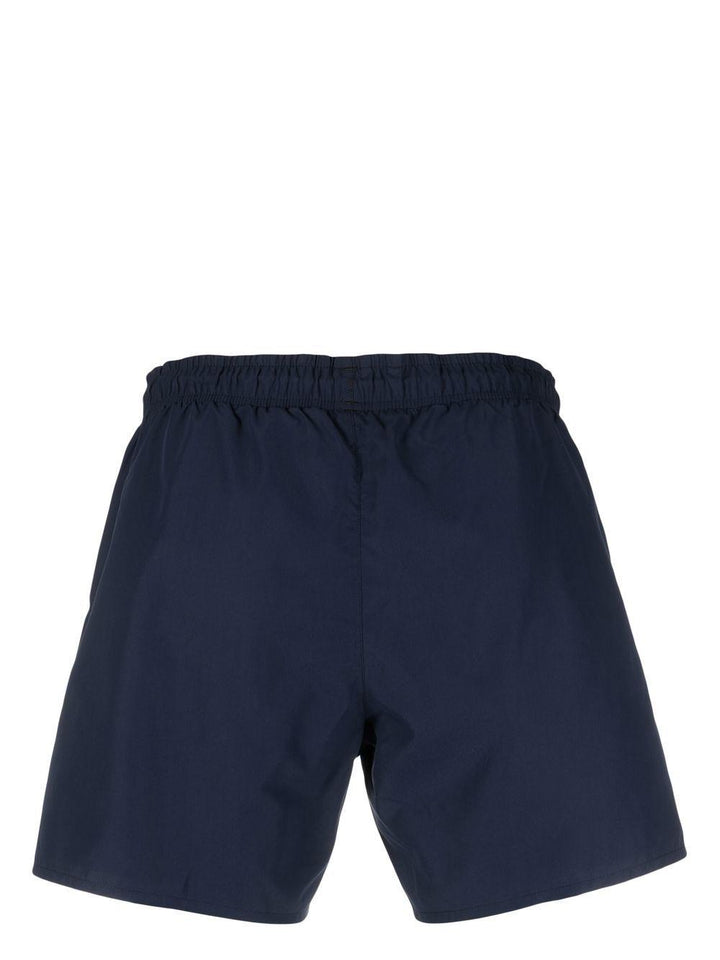 Costume da bagno blu navy con ricamo 