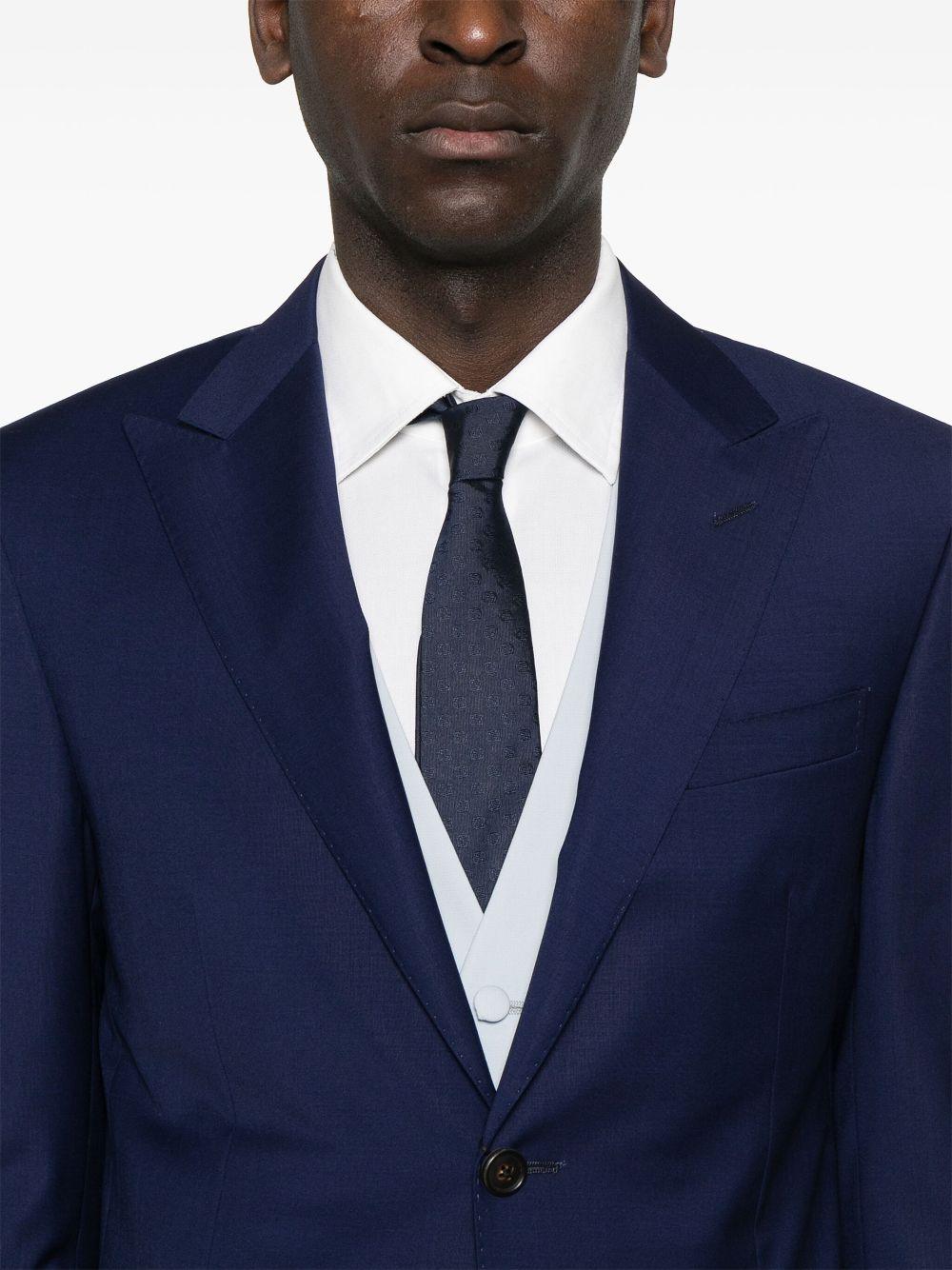 Abito monopetto blu navy 