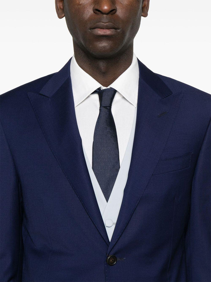 Abito monopetto blu navy 
