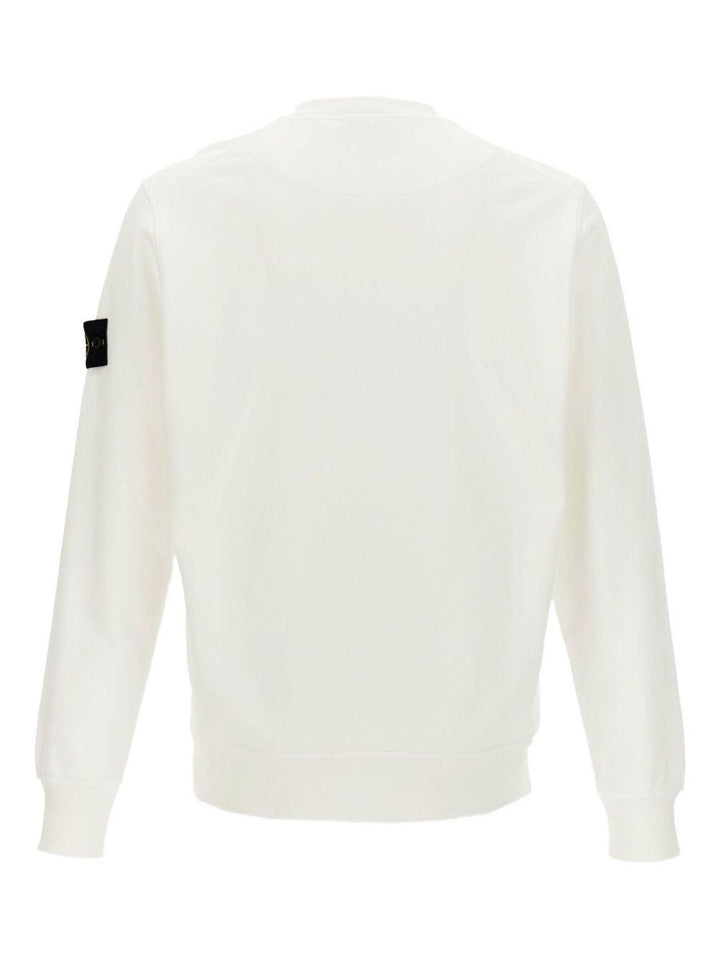 Felpa girocollo bianco 