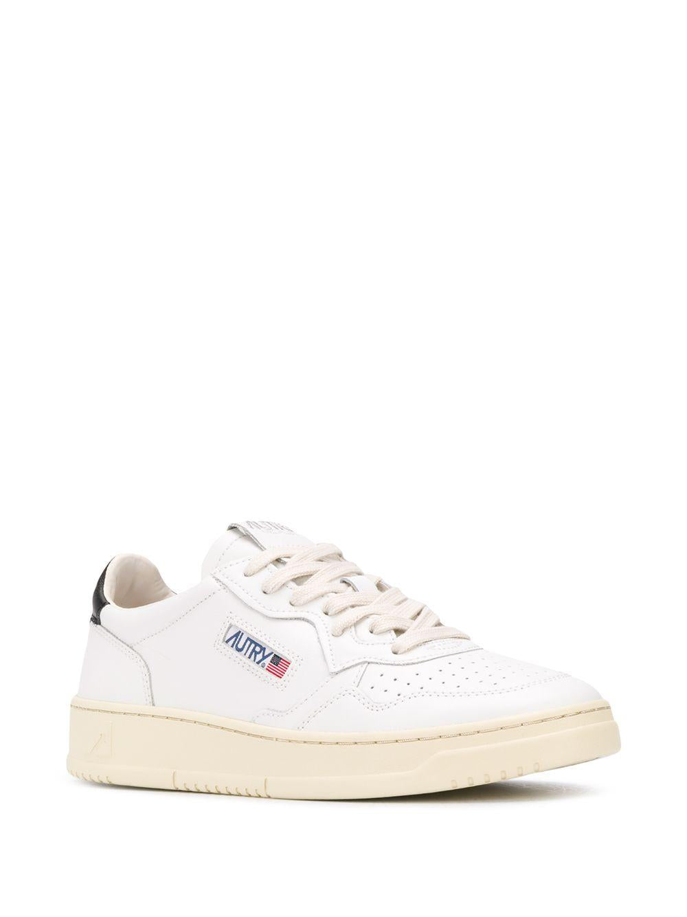 Sneakers Medalist low in pelle white/black 