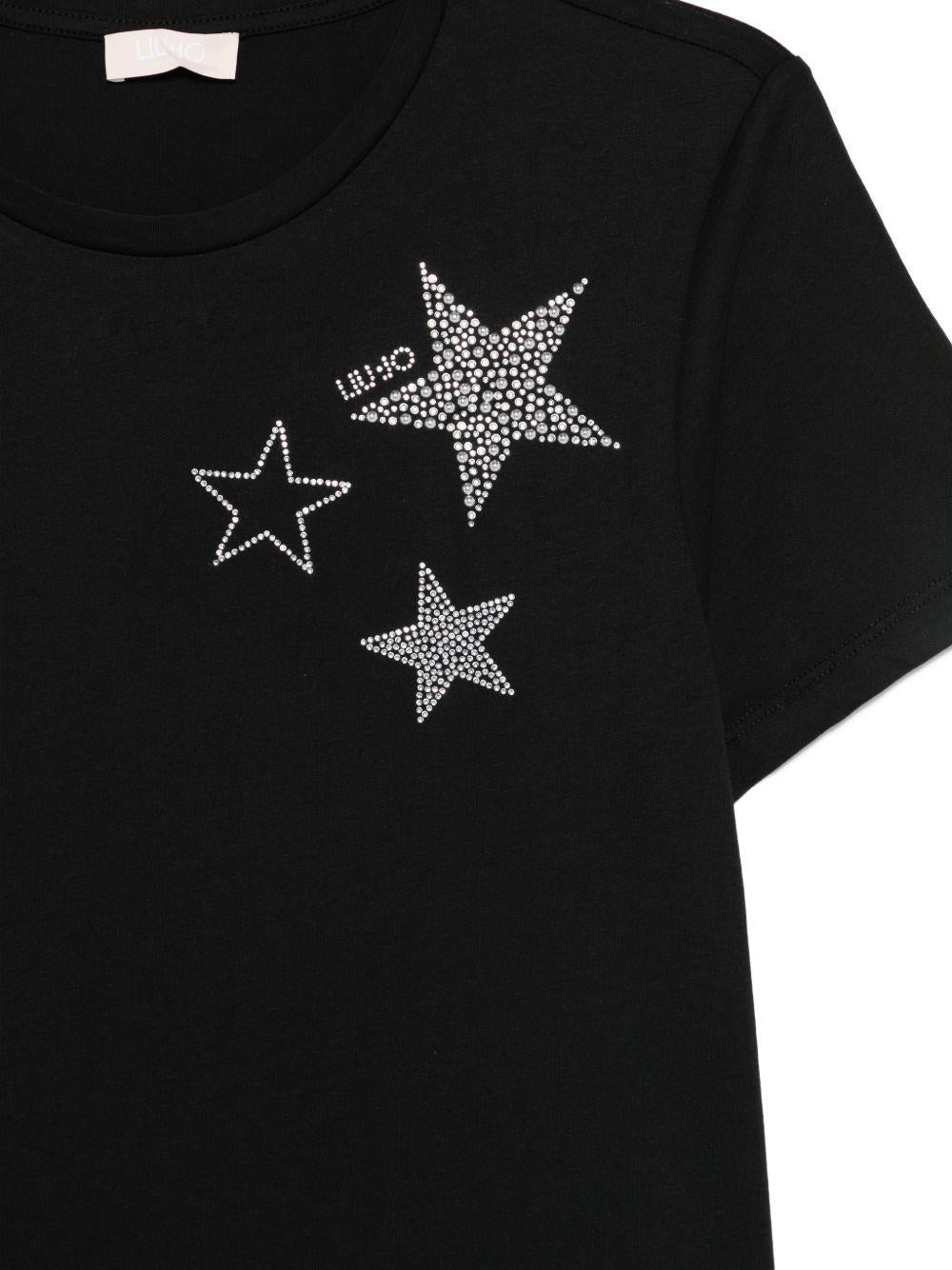 T-shirt con strass 