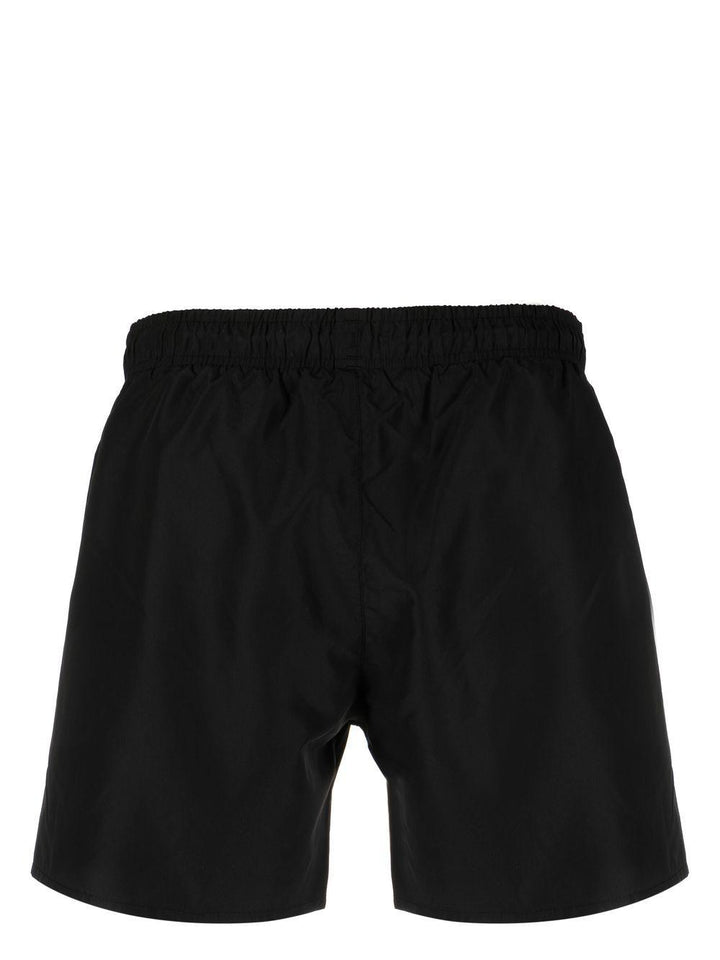 Costume da bagno nero con ricamo 
