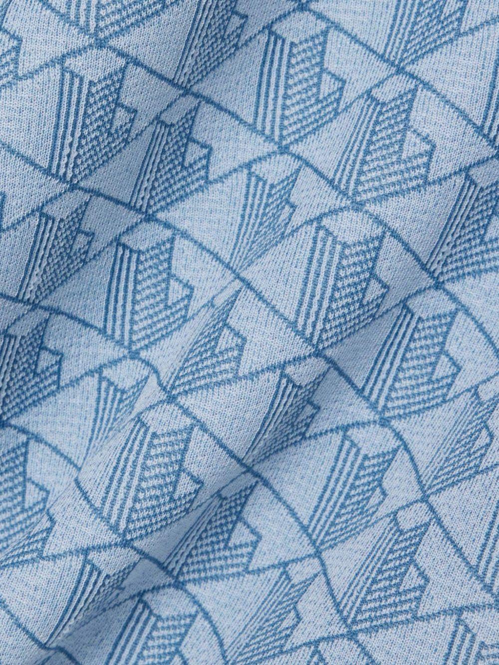 Polo sky con monogramma 