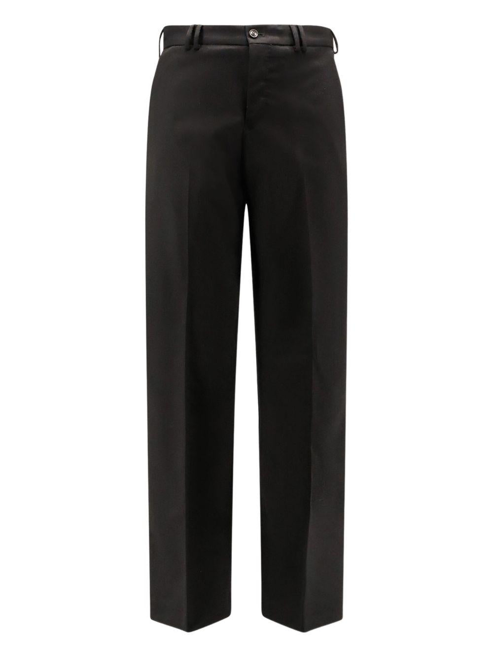 Pantaloni neri dritti 