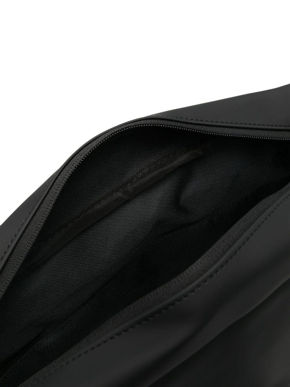 Borsa porta pc nera in poliestere e poliuretano 