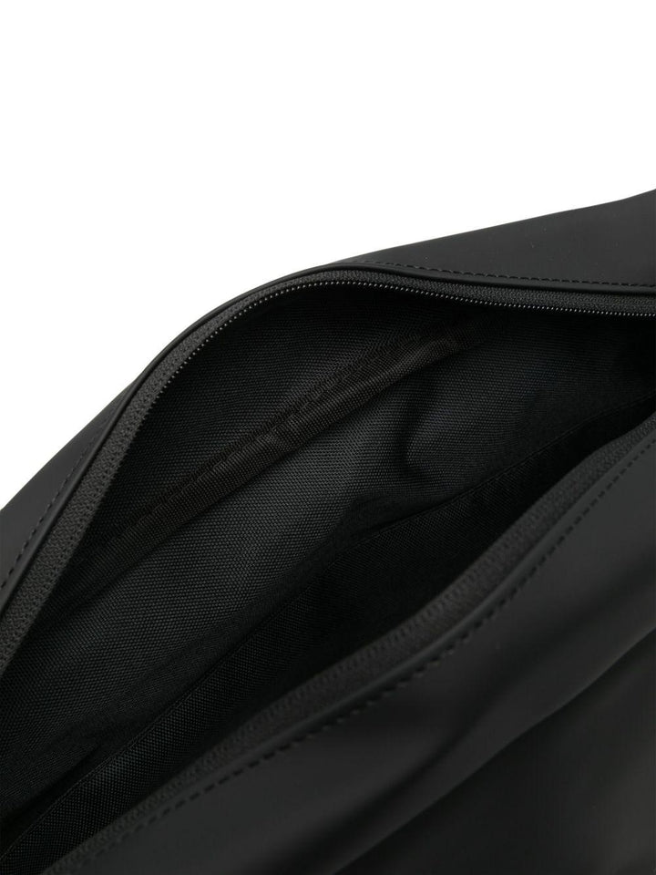 Borsa porta pc nera in poliestere e poliuretano 