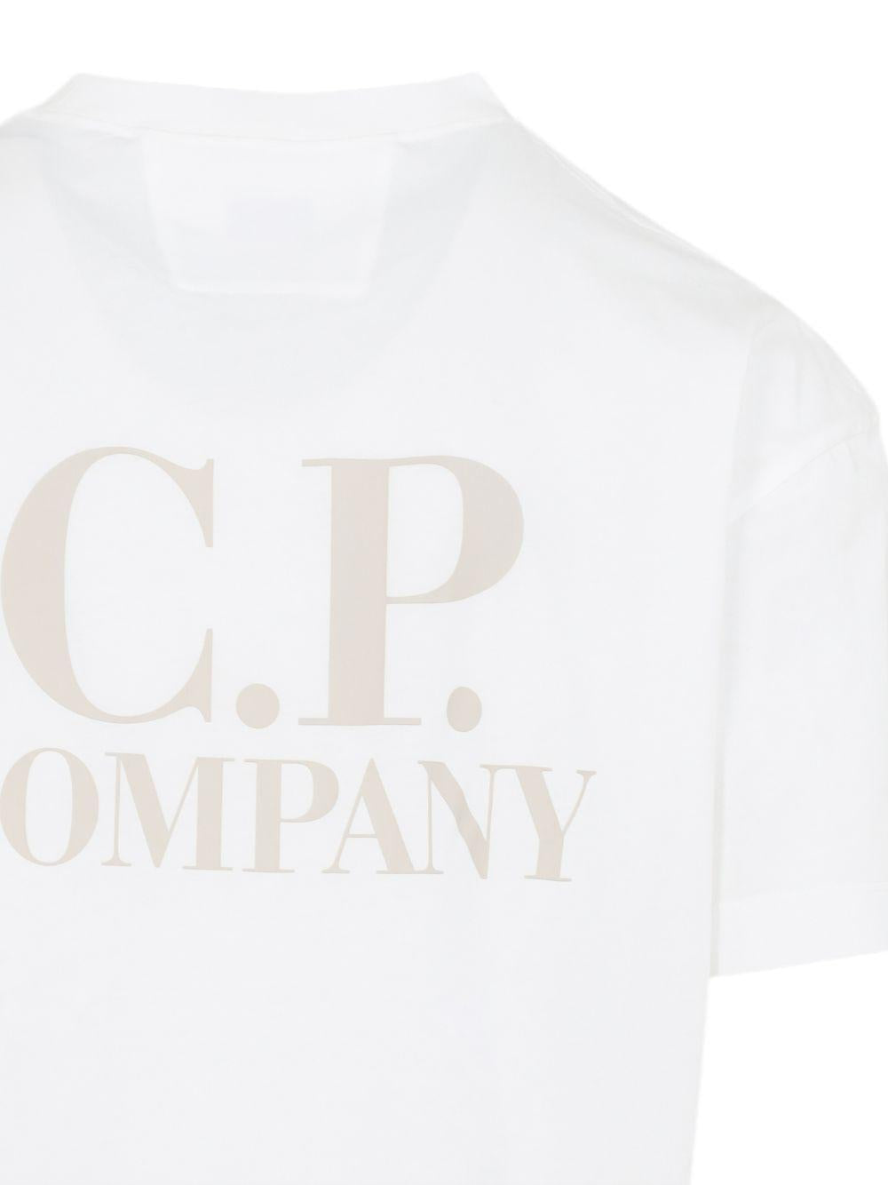 T-shirt con logo bianca 