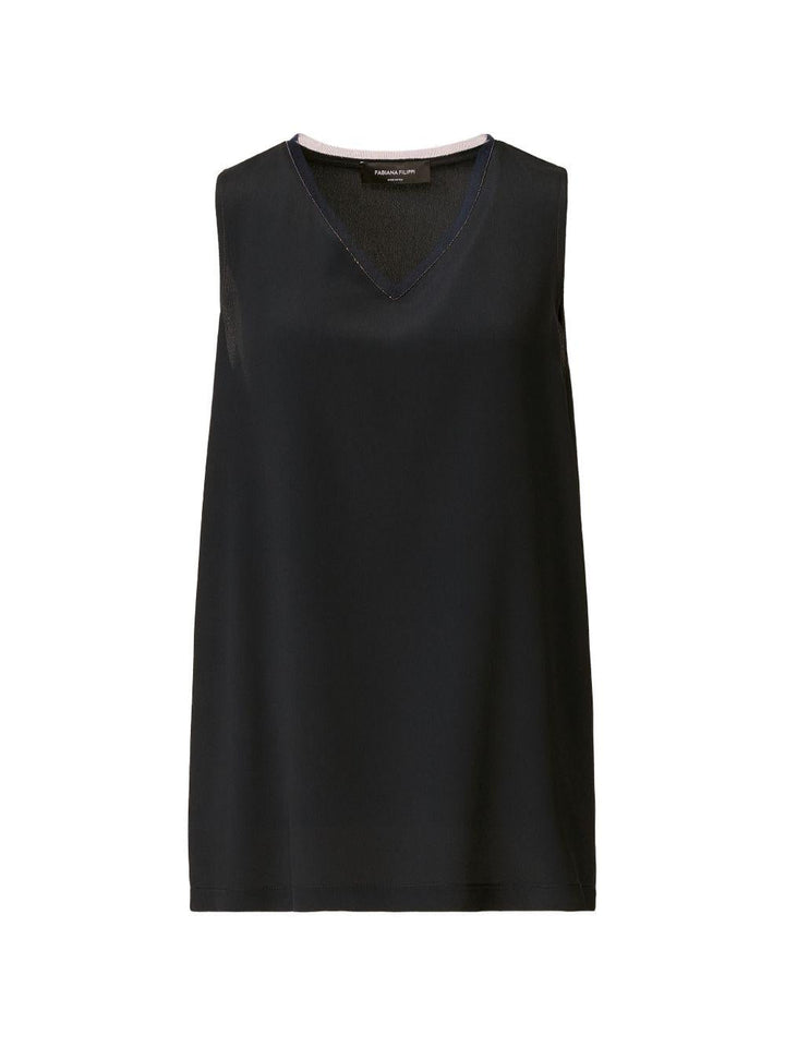 Top in satin 