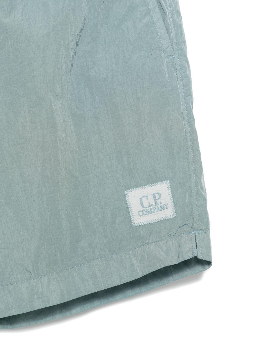 Costume da bagno silver blu con logo 