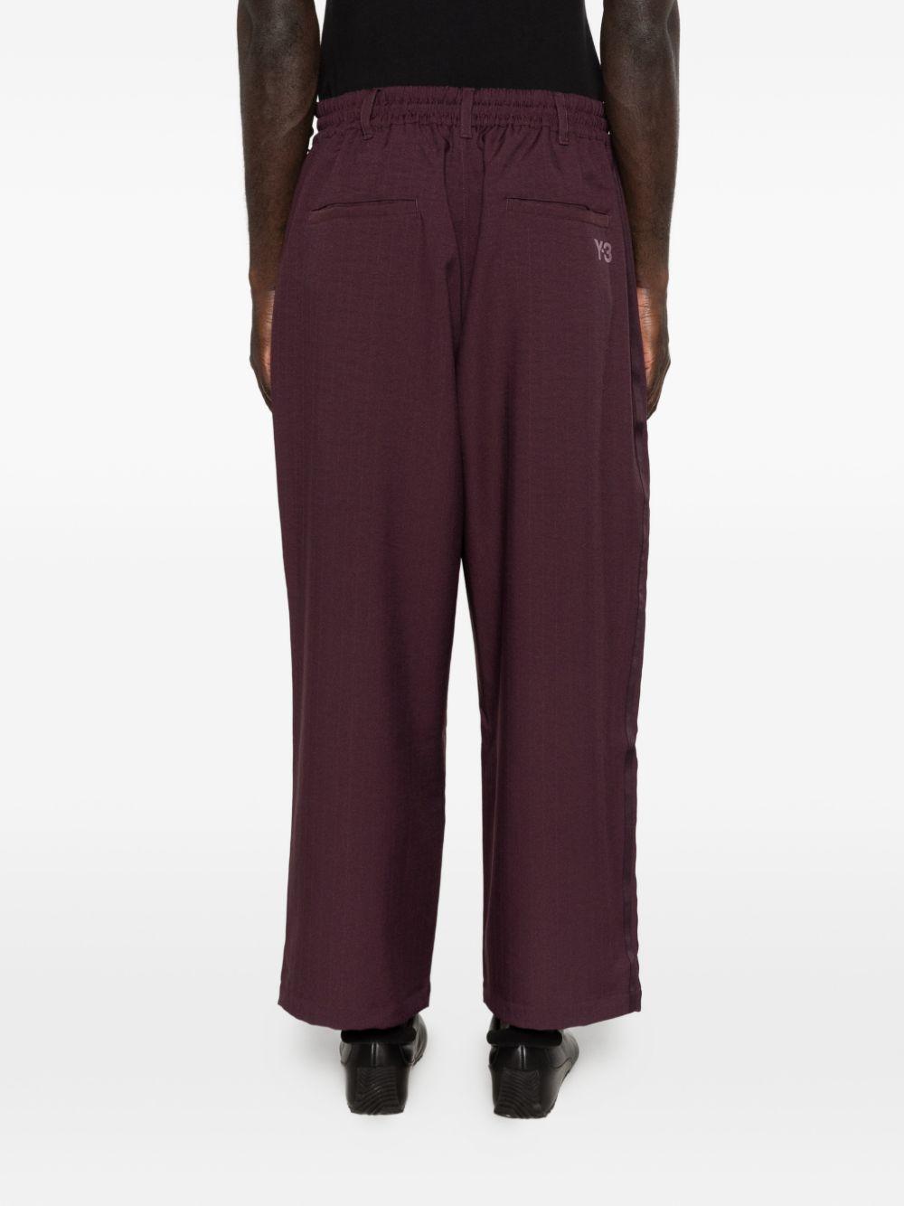Pantaloni burgundy con coulisse 