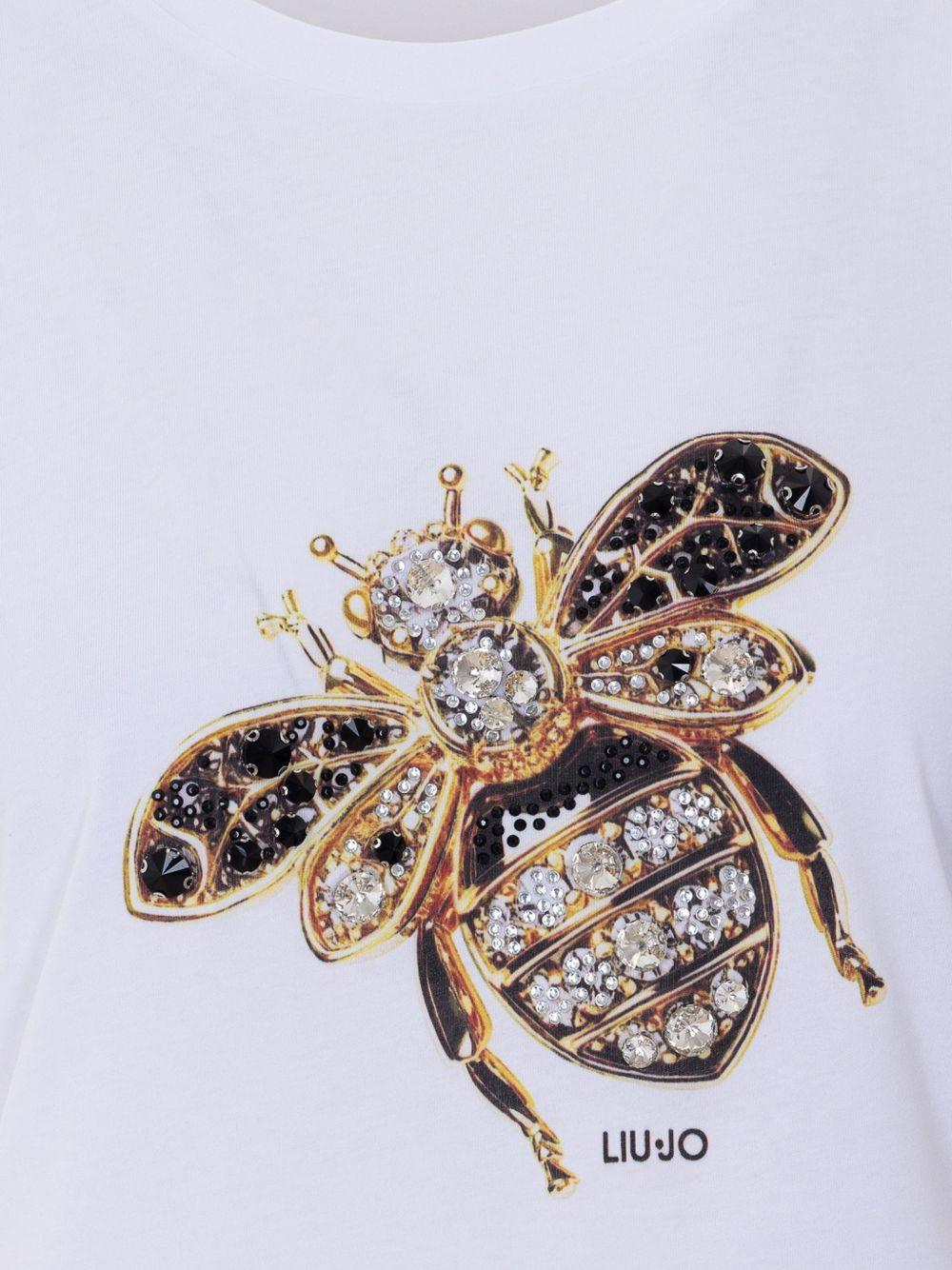 T-shirt con strass 