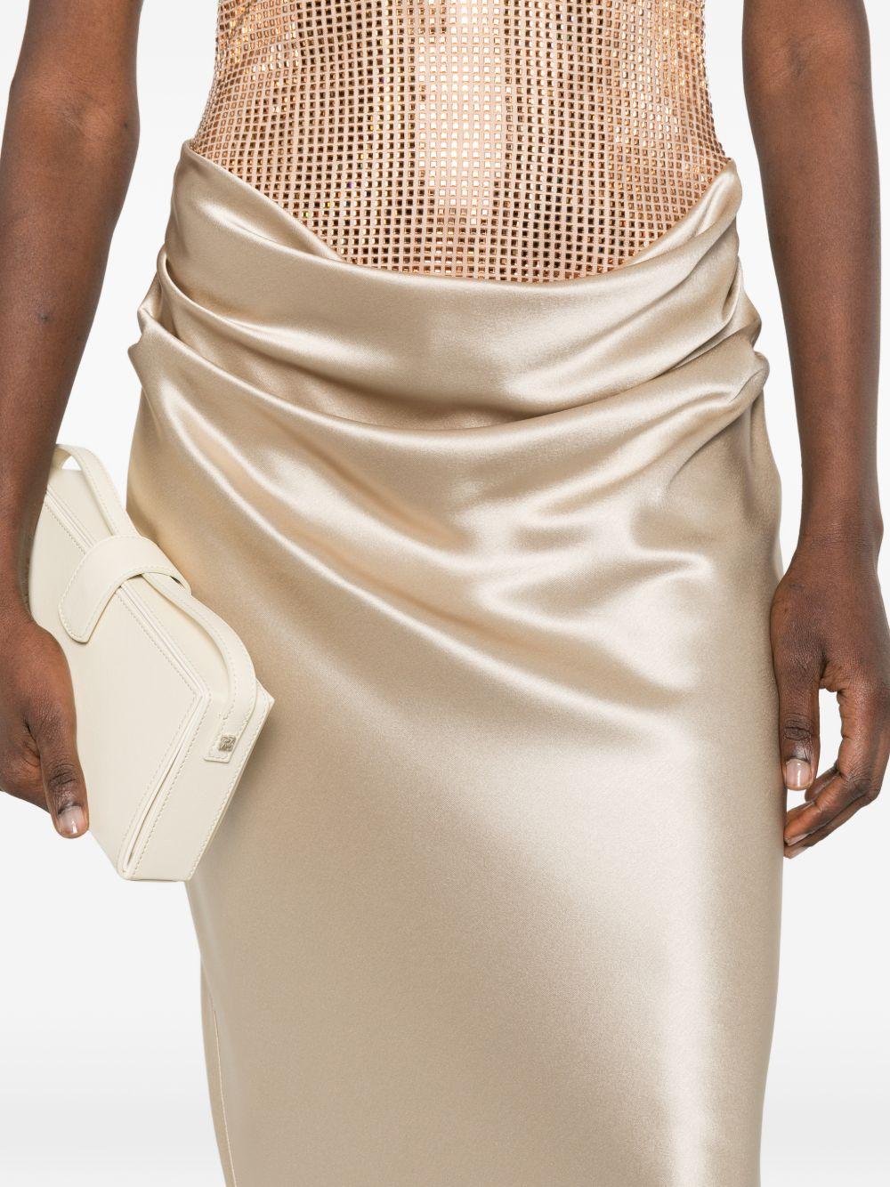 Abito lungo Vanya con strass 