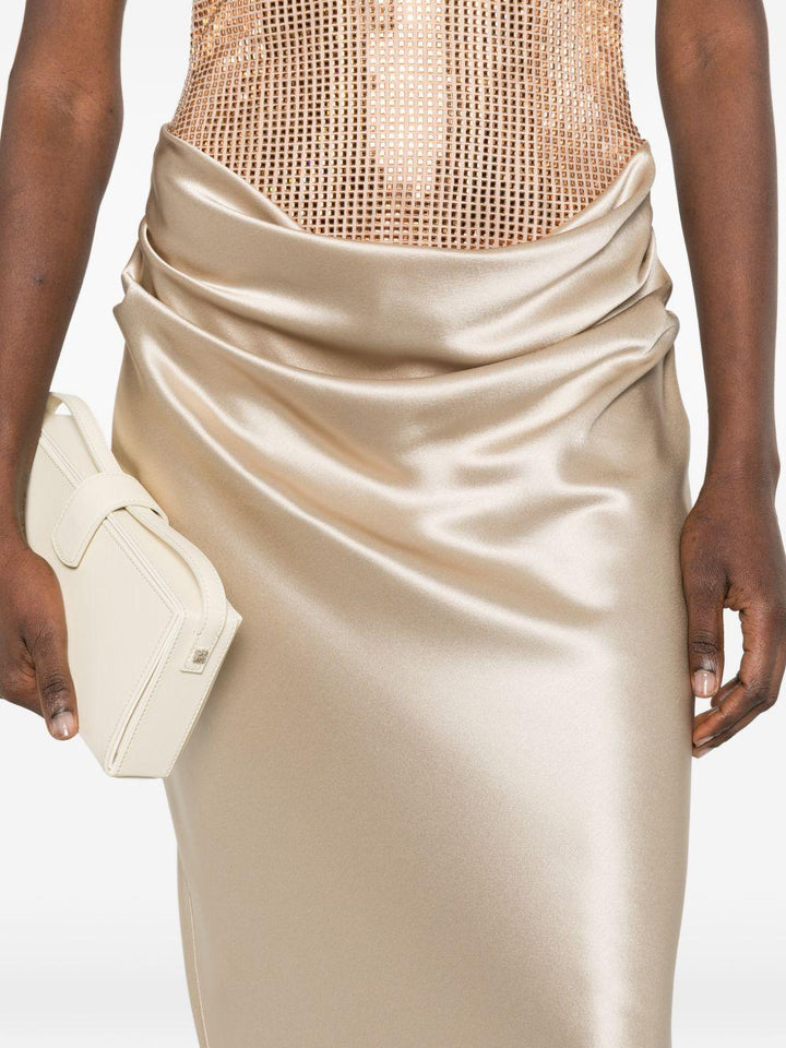 Abito lungo Vanya con strass 