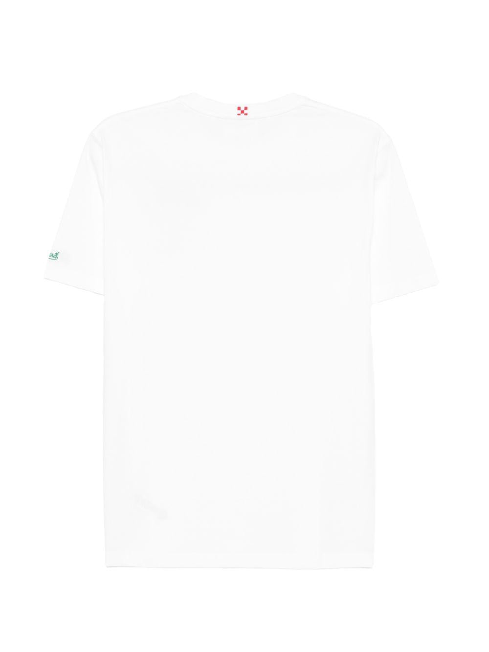 T-shirt bianca con stampa grafica 