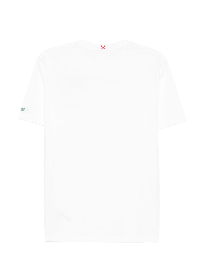 T-shirt bianca con stampa grafica 