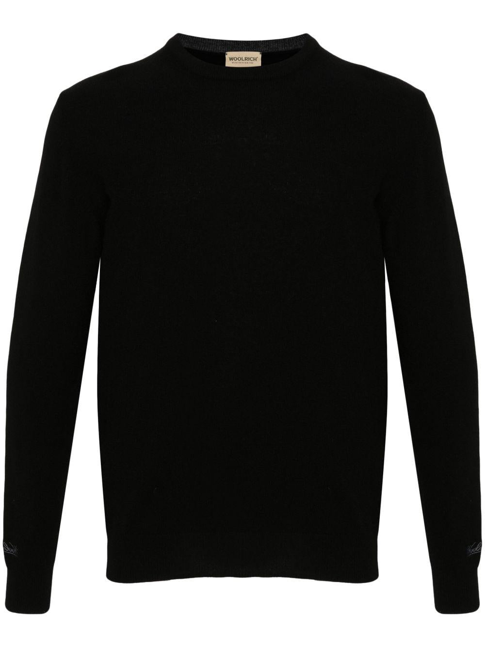 Maglione girocollo nero 