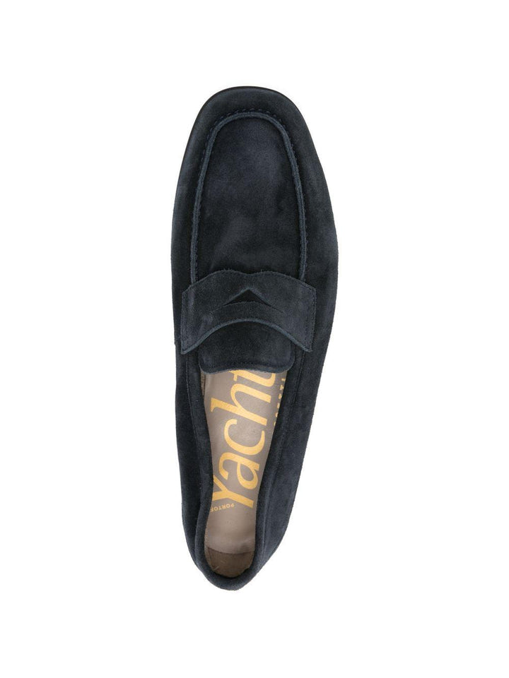 Mocassino marine in pelle 