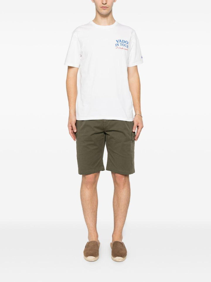 T-shirt bianca con stampa 