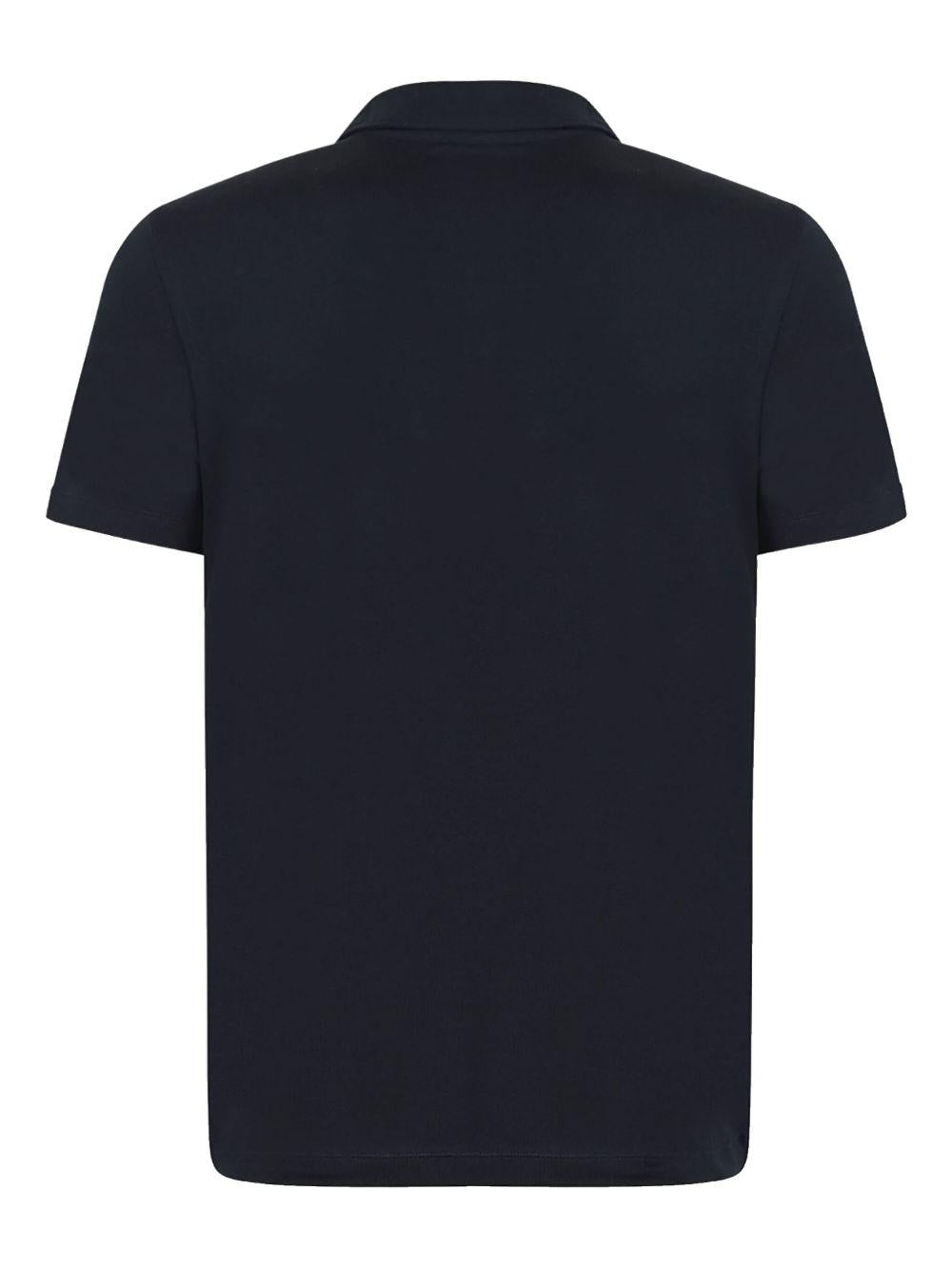 Polo a maniche corte blu 