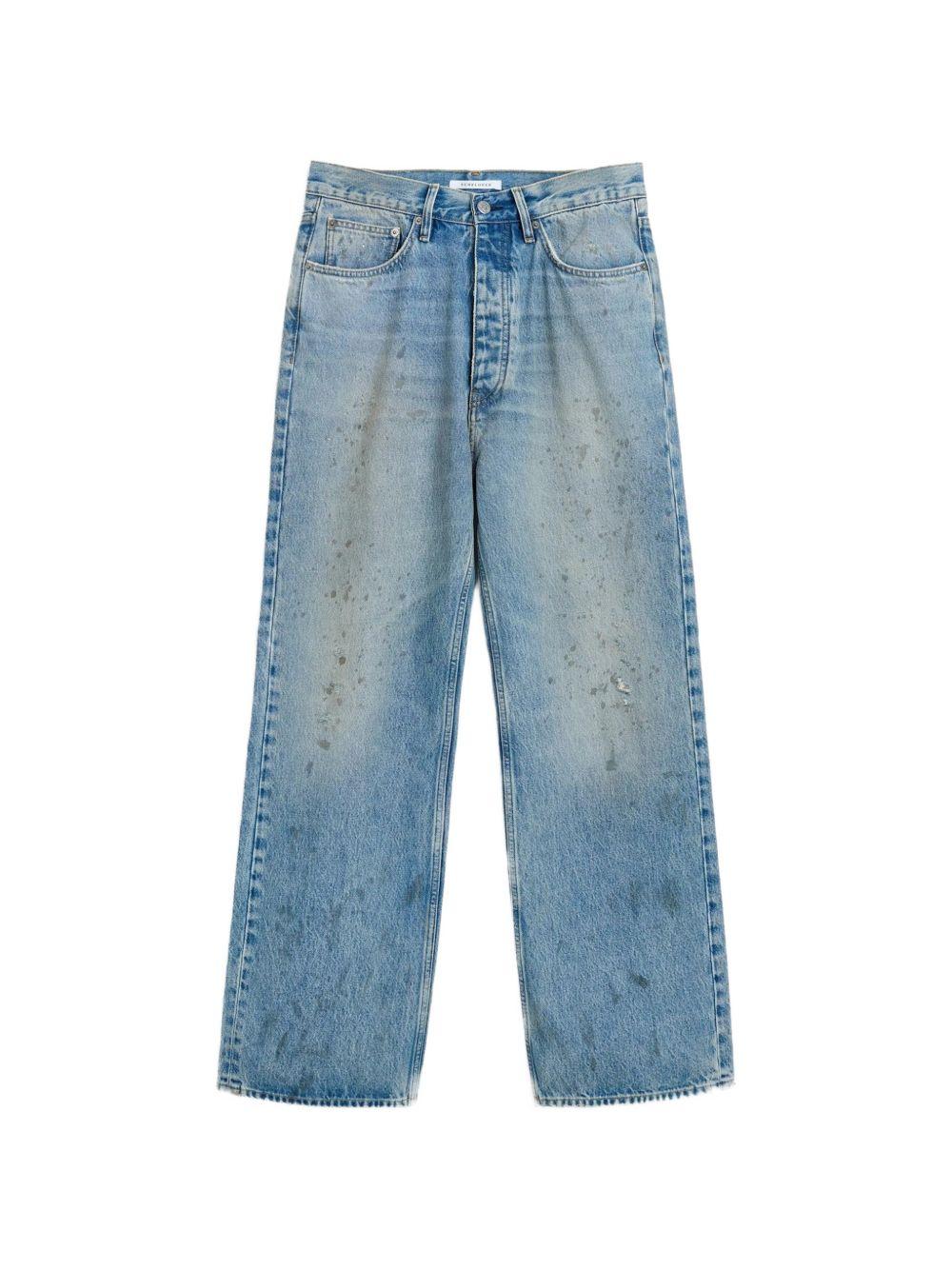 Jeans paint worn 