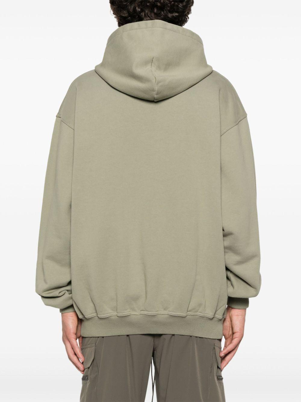 Felpa con cappuccio khaki Thoroughbred 