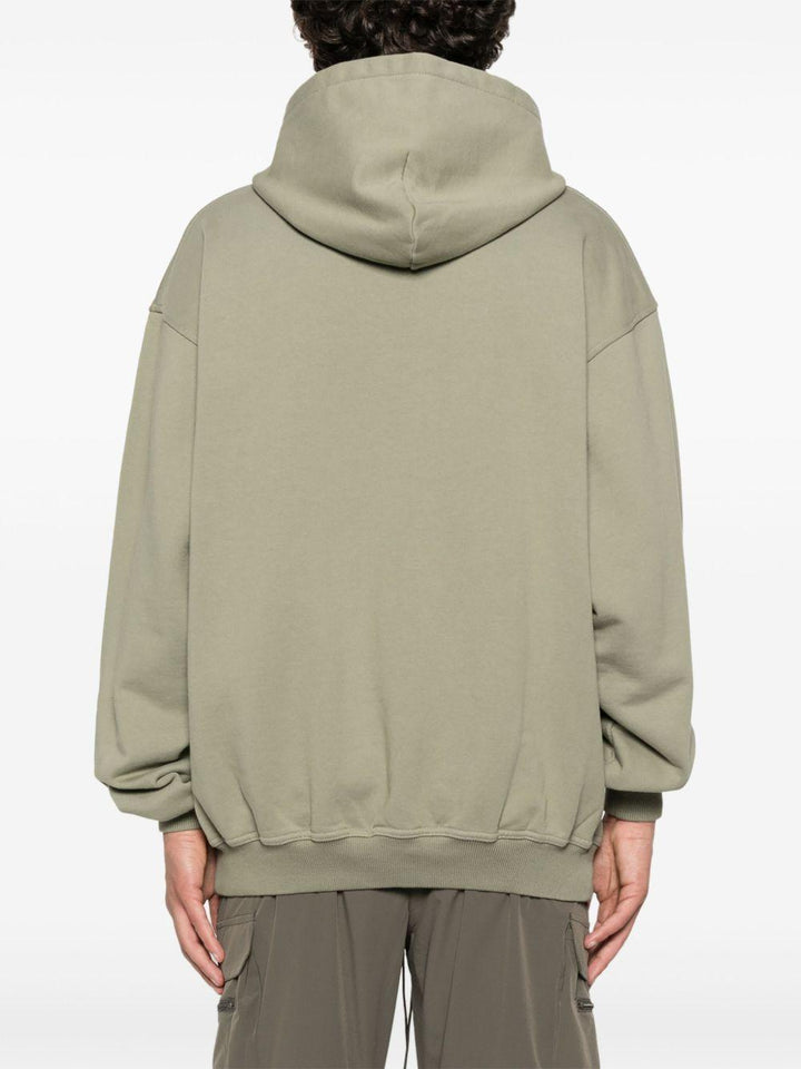 Felpa con cappuccio khaki Thoroughbred 