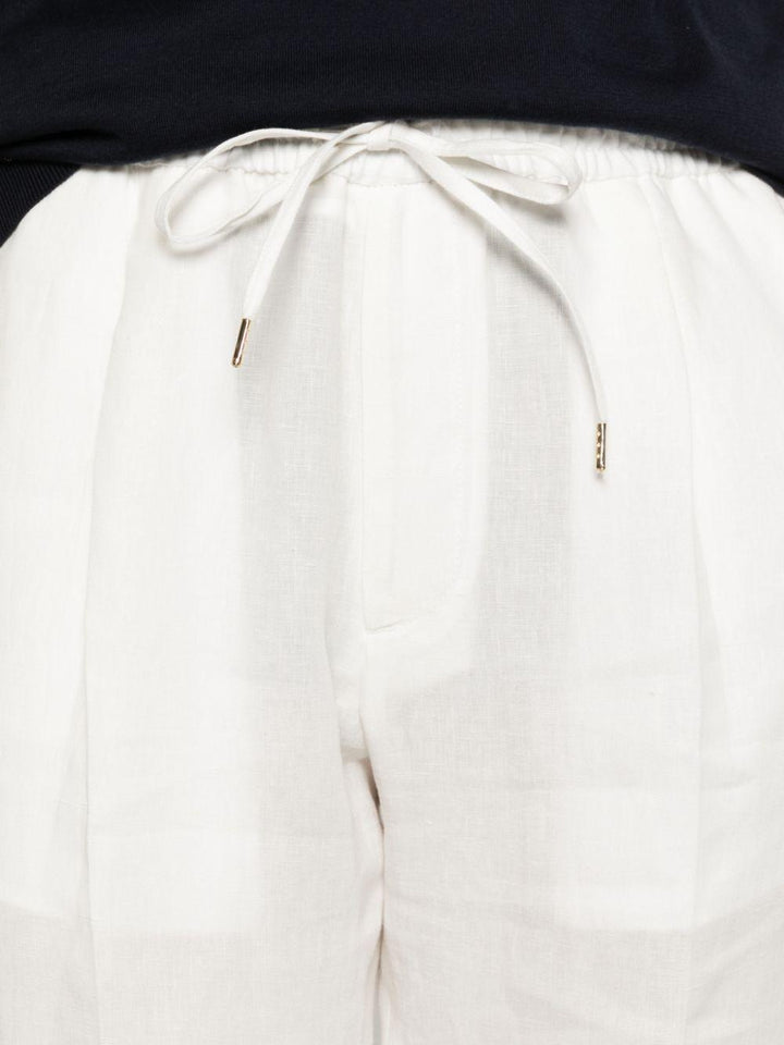 Pantaloni Wimbledons bianco con coulisse 