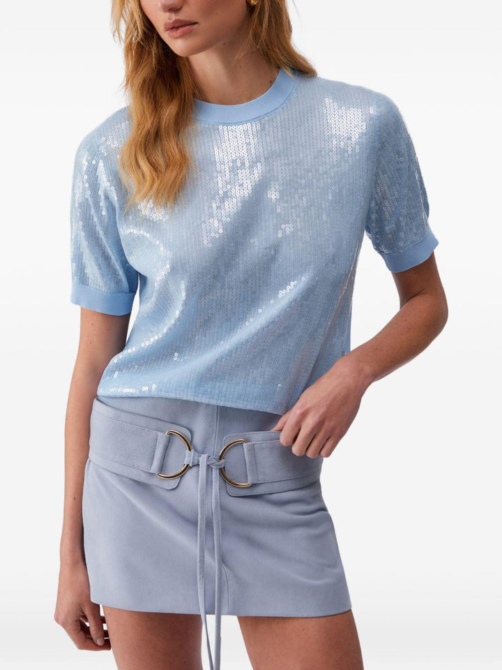 T-shirt con paillettes 