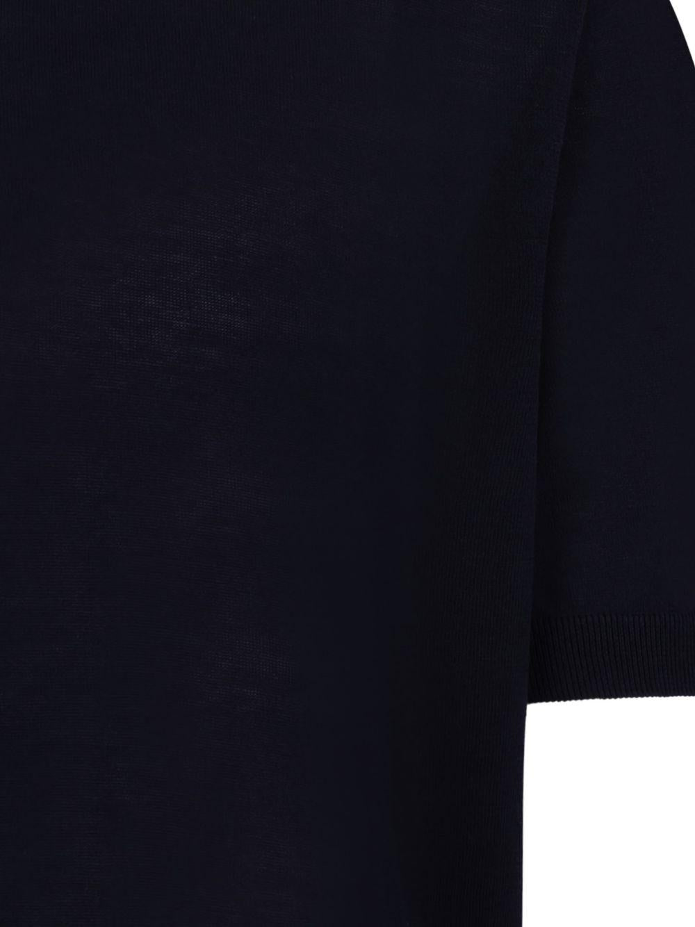 Polo a maniche corte blu 