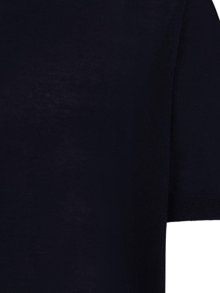 Polo a maniche corte blu 