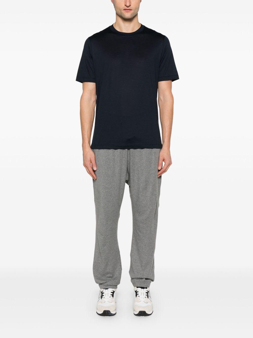 T-shirt girocollo blu navy 