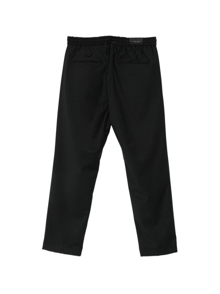 Pantaloni con coulisse neri 